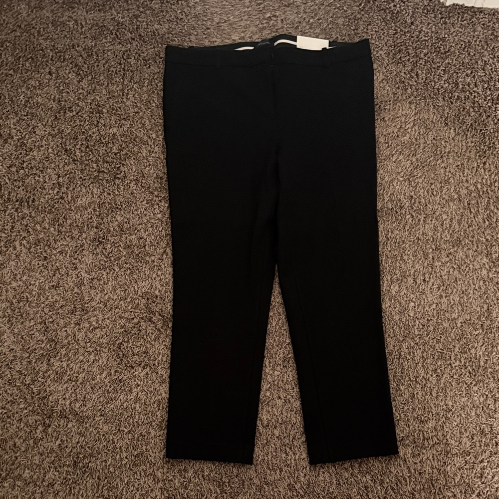Ann Taylor Classic Black Cropped Pants